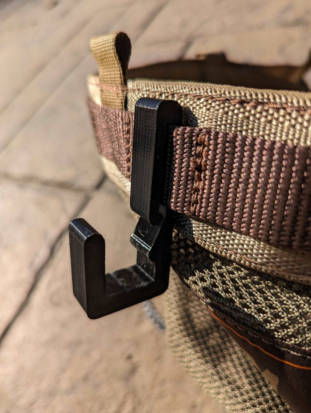 3D Hunting Solutions Saddle Platform Hanger for mobile hunting setup with adjustable straps and durable construction.