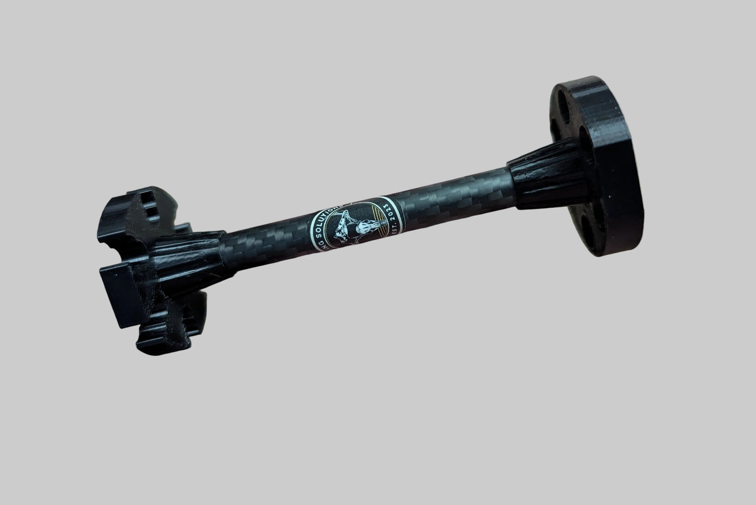 6 Shooter archery arrow quiver by 3D Hunting Solutions holding multiple arrows for hunting or target practice.