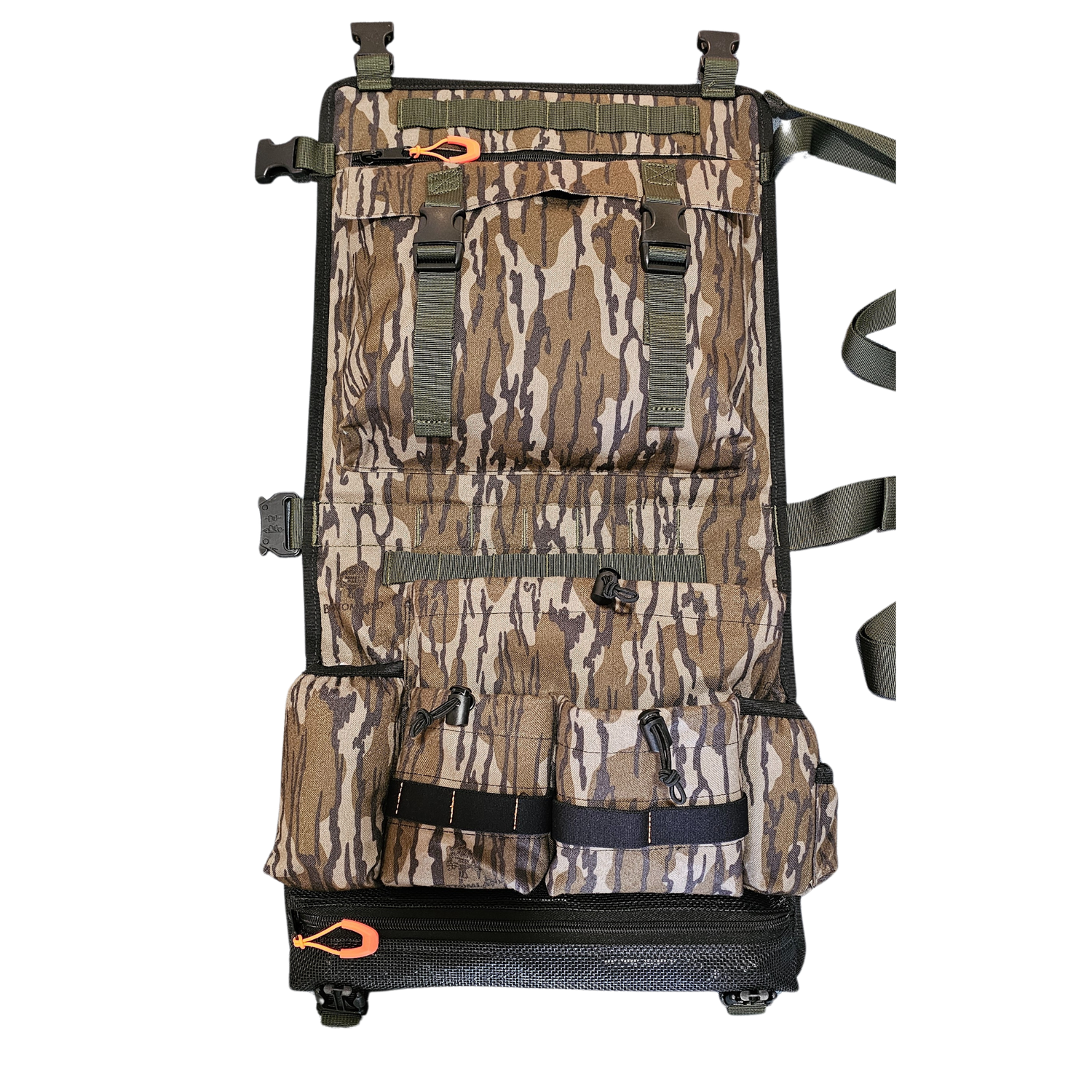 Tree Hugger by Twisted Iron Hunting, sturdy tree stand with adjustable straps, shown in regular size for secure outdoor hunting use.