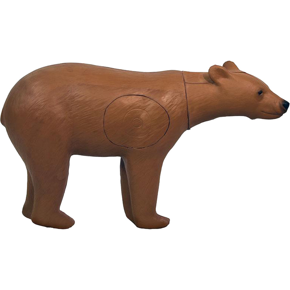 Real Wild 3D Large Walking Bear Brown Archery Target with EZ Pull Foam - 3D Hunting Solutions