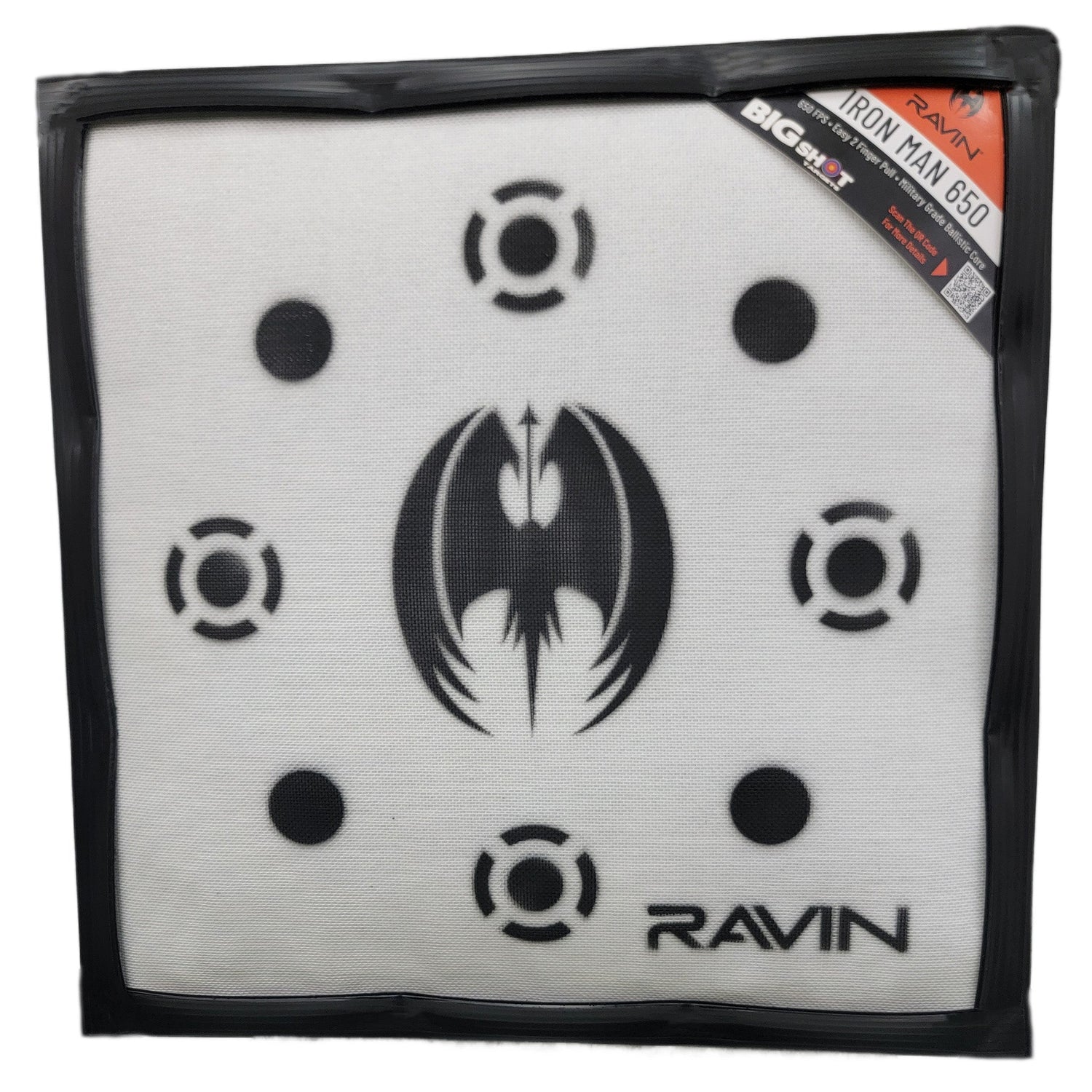 Bigshot Archery Ironman 650 Ravin Edition crossbow archery target with detailed design and sturdy construction for target practice.