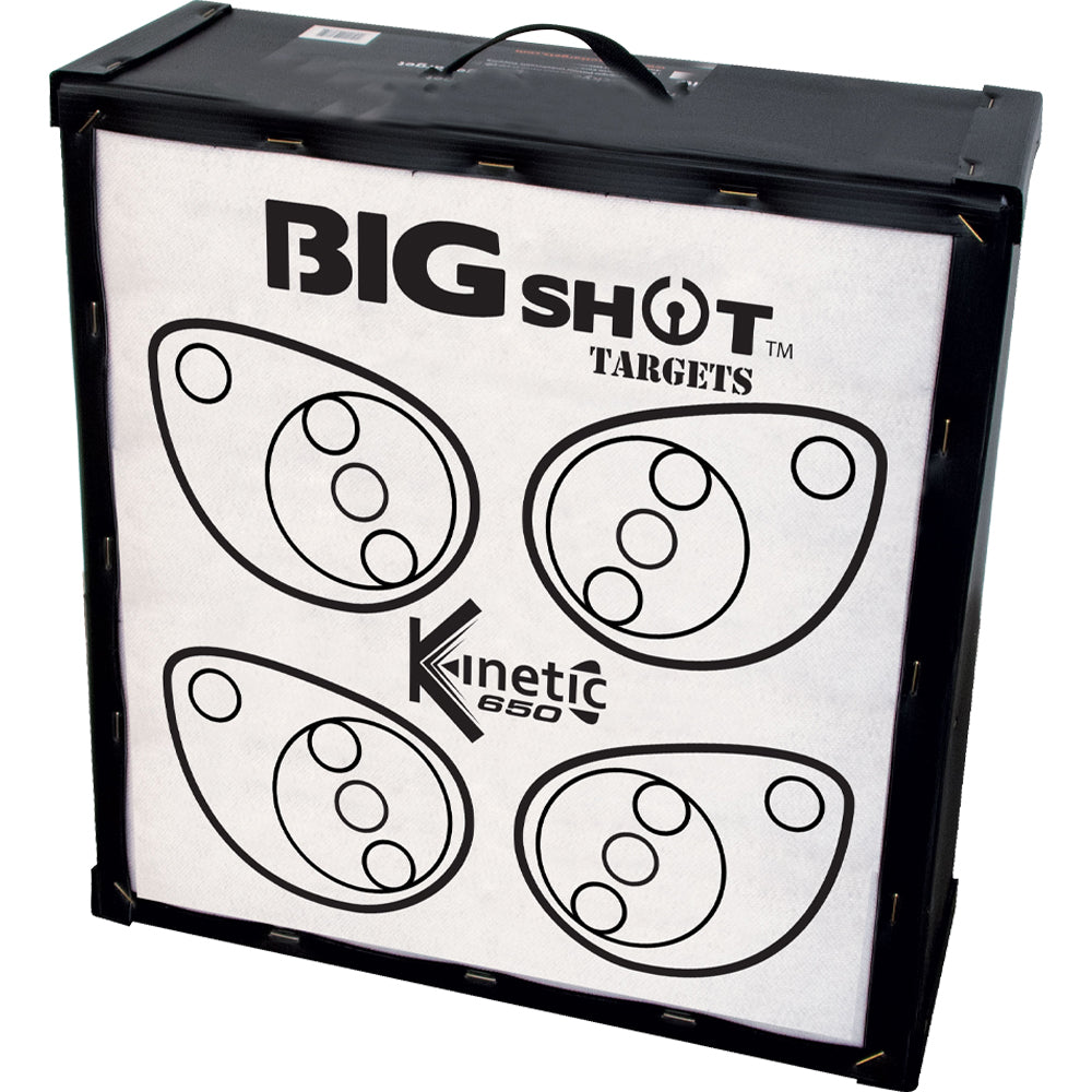 BIGshot Archery Kinetic 650 high kinetic energy crossbow target bag for safe, durable archery practice and target shooting.
