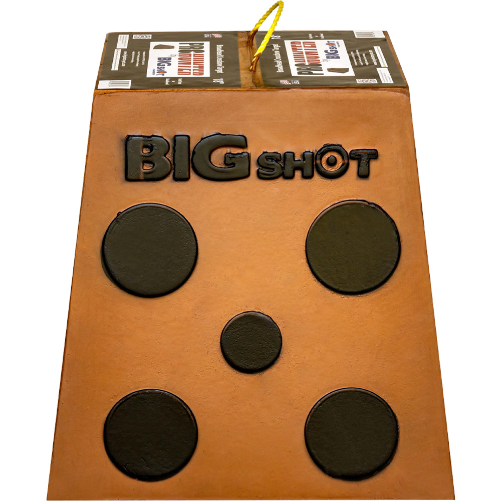 Pro Hunter 18-inch archery target bag by BIGshot Archery, showing the durable foam block design for archery practice.