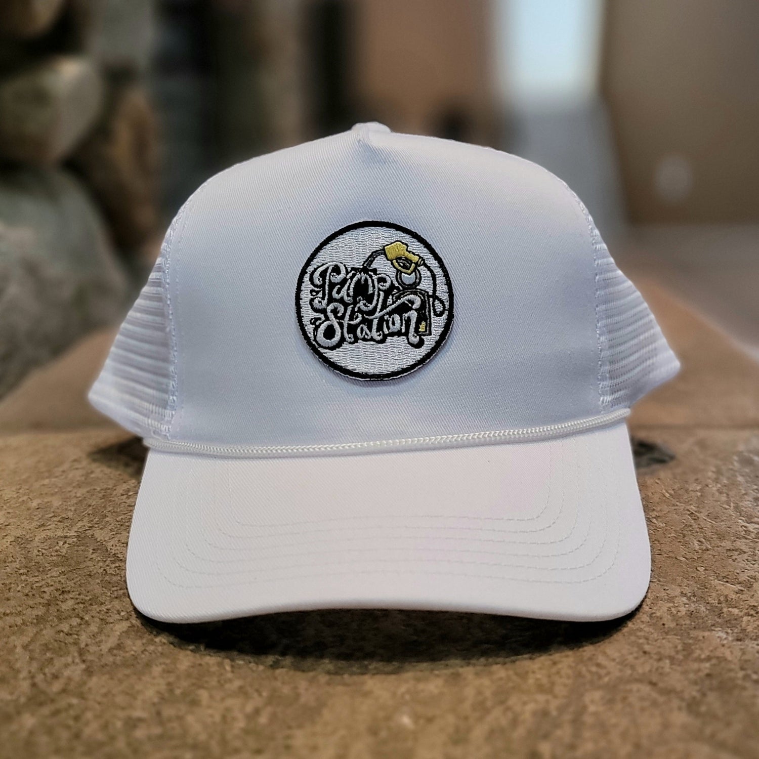 Pump Station Patch Hat - White - 3D Hunting Solutions