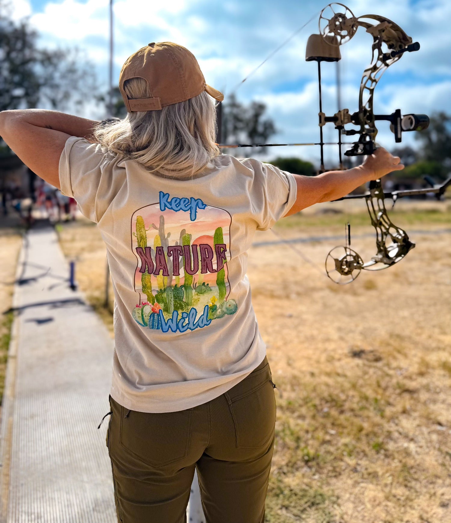 Short Sleeve Nature Tee - Tan - 3D Hunting Solutions
