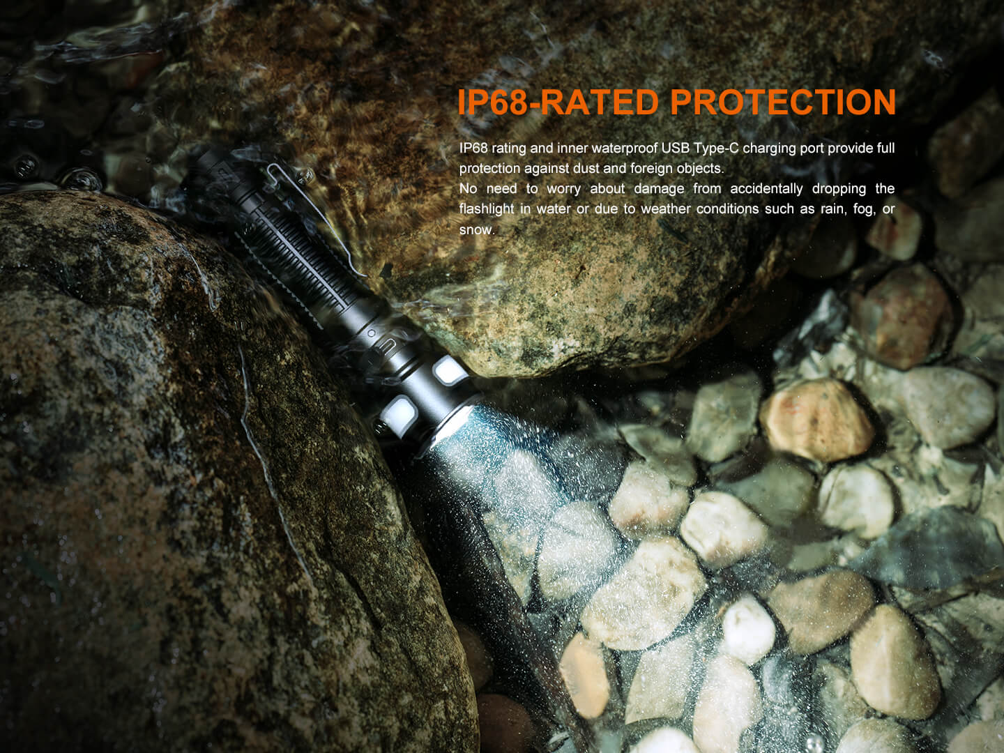 Fenix LD35R high-performance tactical EDC flashlight with multiple modes, compact design, and durable construction.