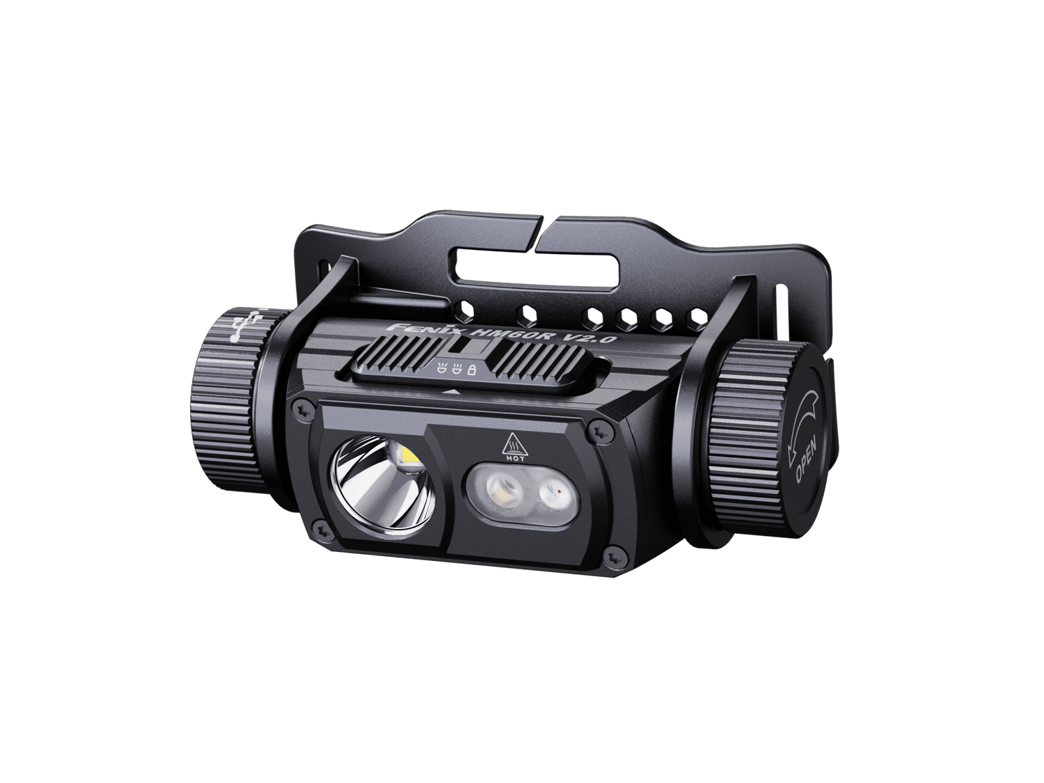 Fenix HM60R V2 high-performance headlamp with 1600 lumens, adjustable strap, and durable design for outdoor activities.