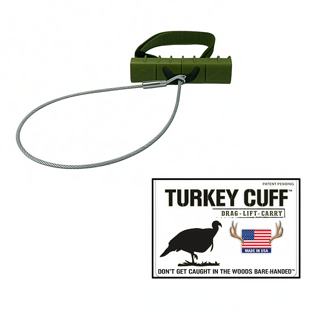 Turkey Cuff from Game Cuffs, LLC, a festive metal wrist cuff featuring a turkey design, ideal for holiday costumes or accessories.