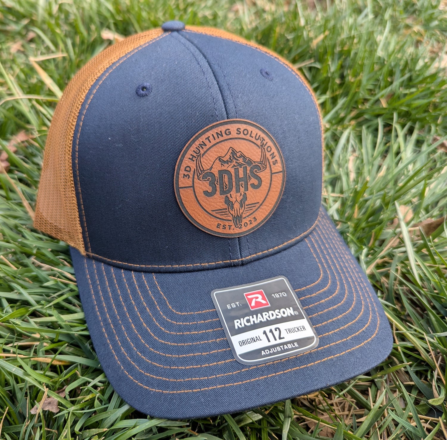 3DHS Brown and Blue Hat - 3D Hunting Solutions