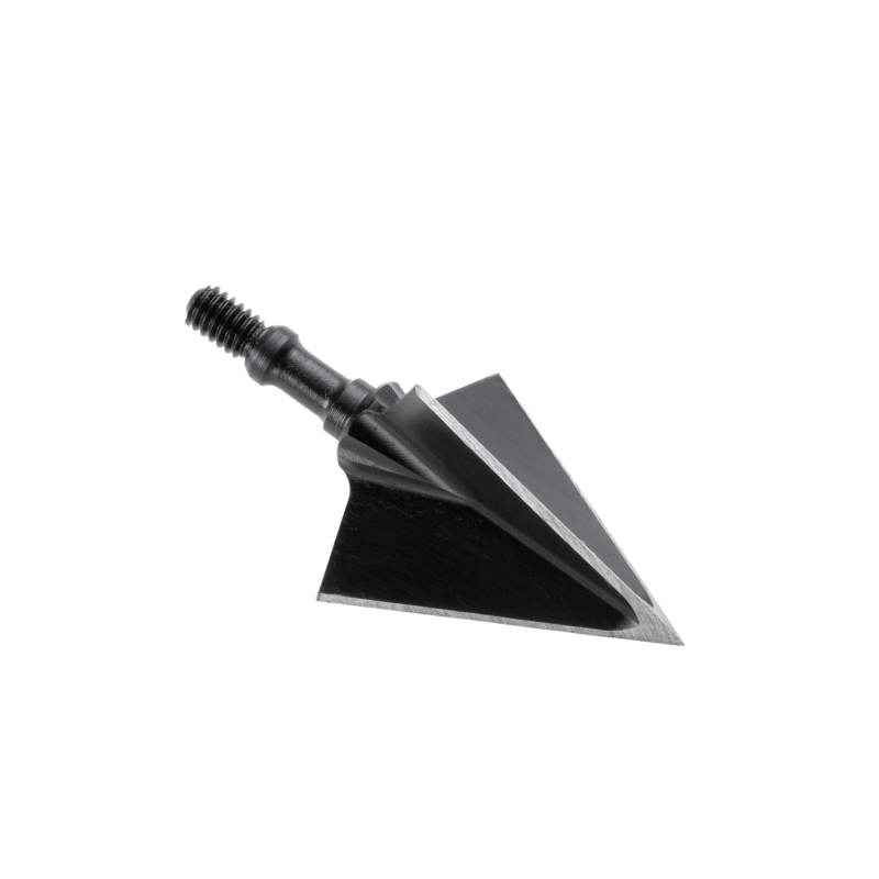 Vantage Point Archery 3-blade broadhead with three sharp blades for precise arrow hunting and target shooting.