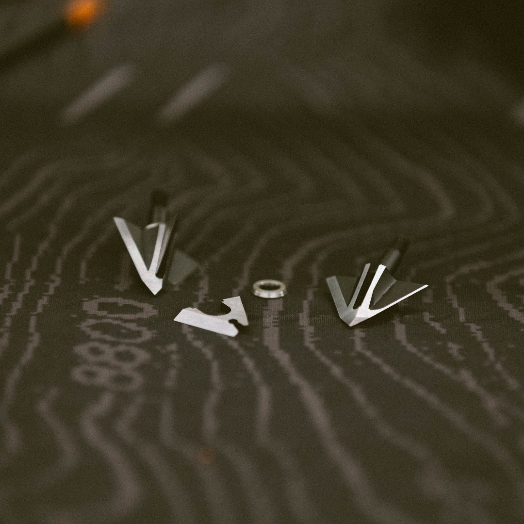 Vantage Point Archery VPA Omega Broadhead, 100-grain, all products, left-bevel design, no bleeders, for hunting and archery.