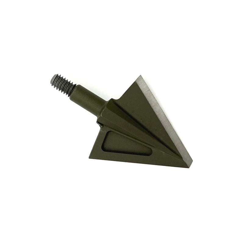 Vantage Point Archery 2-blade single bevel arrow broadhead with sharp blades and durable construction, designed for precise shooting.