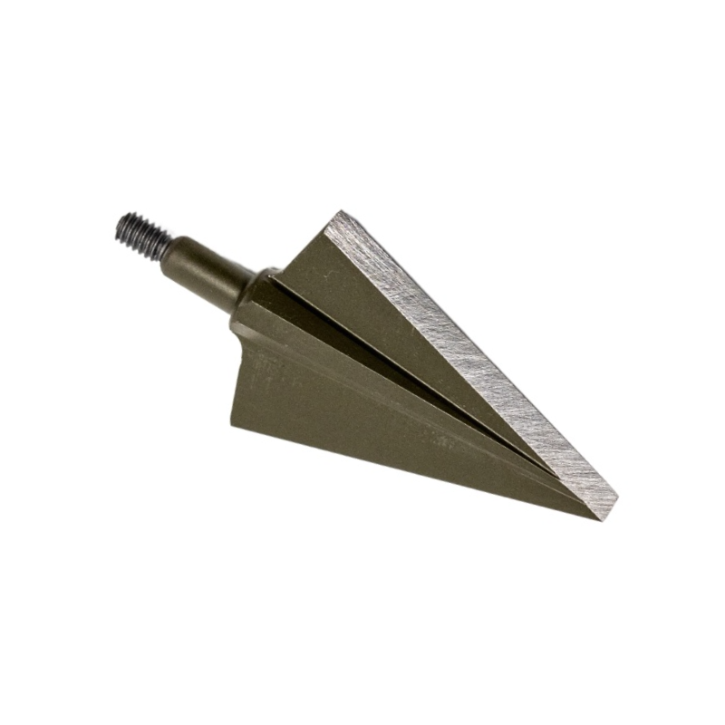 Vantage Point Archery 2-blade single bevel broadhead with premium steel, 125 grains, designed for precise arrow hunting.