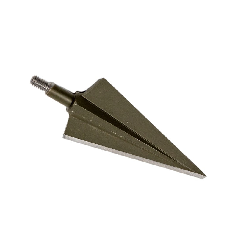 Vantage Point Archery 2-blade single bevel arrow broadhead made of premium steel, 125gr, with a left bevel design.