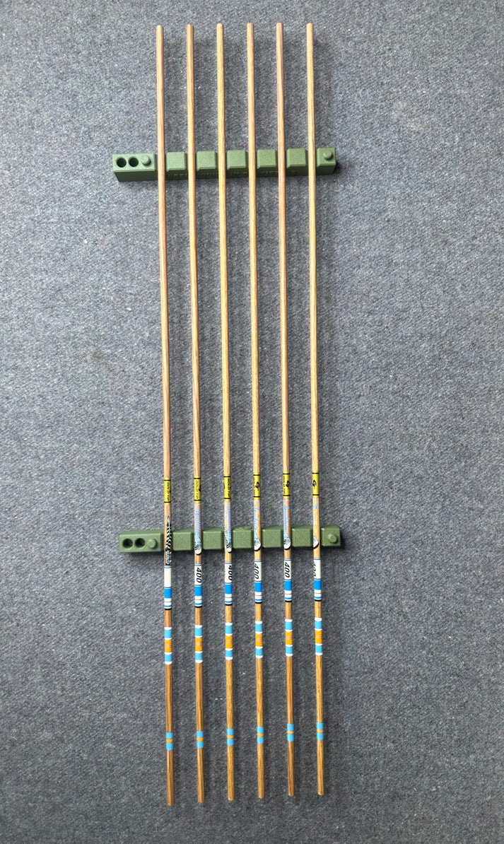 Vantage Point Archery Crest Rest in tan, designed to secure arrows on a bow for precise shooting and improved accuracy.
