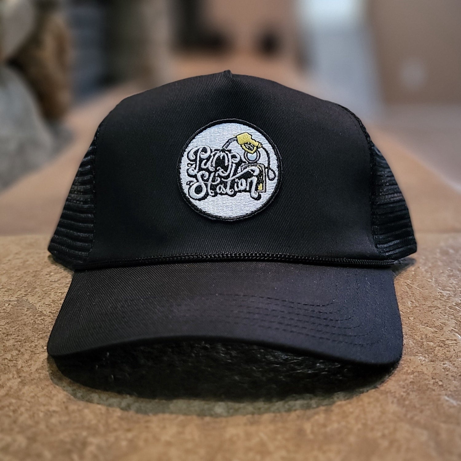 Pump Station Patch Hat - Black