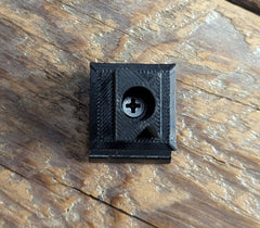 Close-up of the 3D Hunting Solutions Tight Spot Archery Quiver Caddy with MOLLE attachment system for bow accessories.