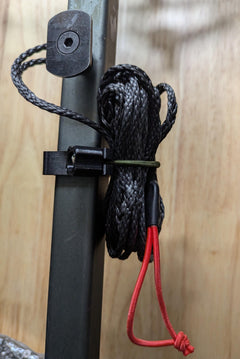 3D Hunting Solutions climbing stick attachment bundler with multiple straps and hardware for secure outdoor use.