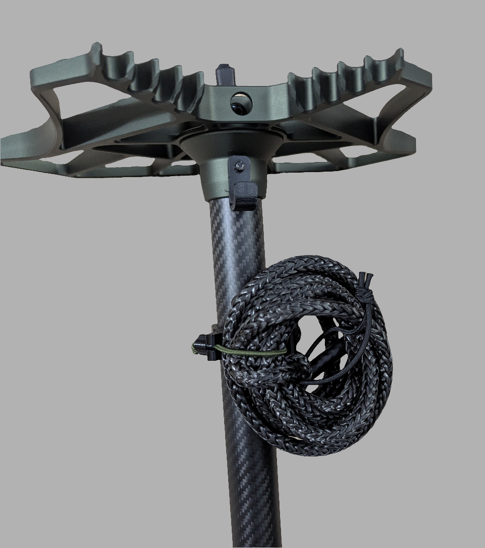 Climbing Stick Attachment Bundler from 3D Hunting Solutions, designed for secure connection and easy transport of climbing sticks.
