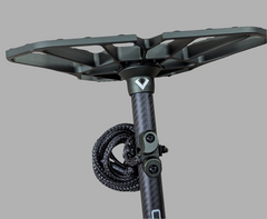 3D Hunting Solutions climbing stick attachment bundler shown on a square climbing stick for secure outdoor climbing.