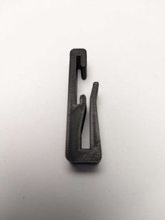 XL Molle Hook for saddle hunting by 3D Hunting Solutions, sturdy metal hanger with molle attachment for gear organization.