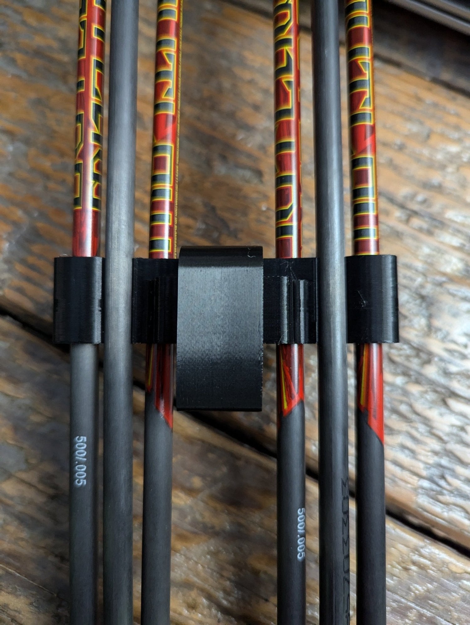 Target Practice Archery Quiver by 3D Hunting Solutions, an arrow accessory with multiple slots for holding arrows during practice.
