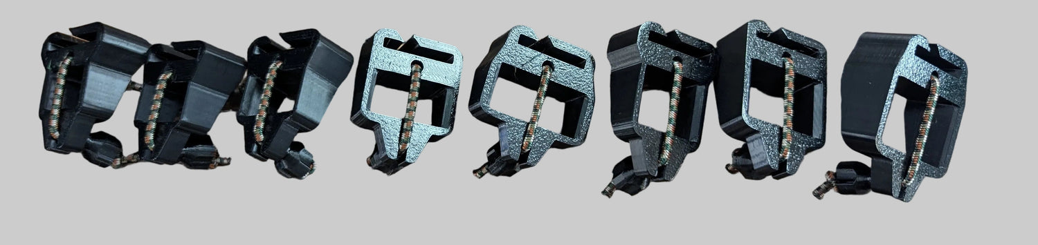 Archery release molle holster for thumb releases by 3D Hunting Solutions, designed for secure attachment to bow accessories.