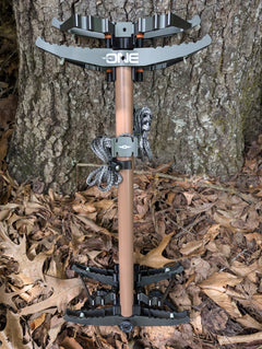 3D Hunting Solutions Tethrd One Stick Wranglers climbing sticks stacking system, two climbing sticks for tree stand hunting.