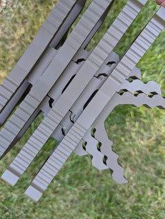 Two Trophyline Hyperlite Spool Bumpers on climbing sticks by 3D Hunting Solutions, showing the lightweight design and durable construction.