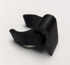 3D Hunting Solutions Tethrd One Stick Caddy for saddle hunting, showing the lightweight, durable storage accessory attached to a saddle.