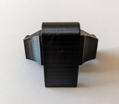 3D Hunting Solutions Skeletors Stick Caddy for saddle hunting, showing a compact, durable accessory attached to a saddle.