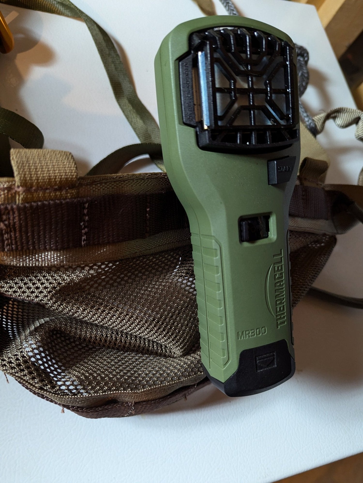 Thermacell Caddy Tree or Pack Mount hunting accessory by 3D Hunting Solutions, designed for secure gear attachment outdoors.