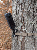 Blindside 360 Camera Mount by 3D Hunting Solutions, durable black mount for securing 360-degree cameras.