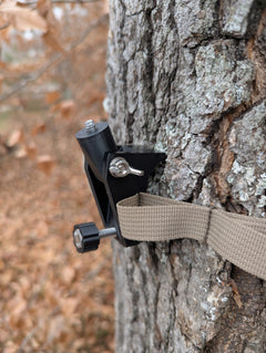 3D Hunting Solutions Blindside 360 Camera Mount for outdoor wildlife photography and hunting camera setup.
