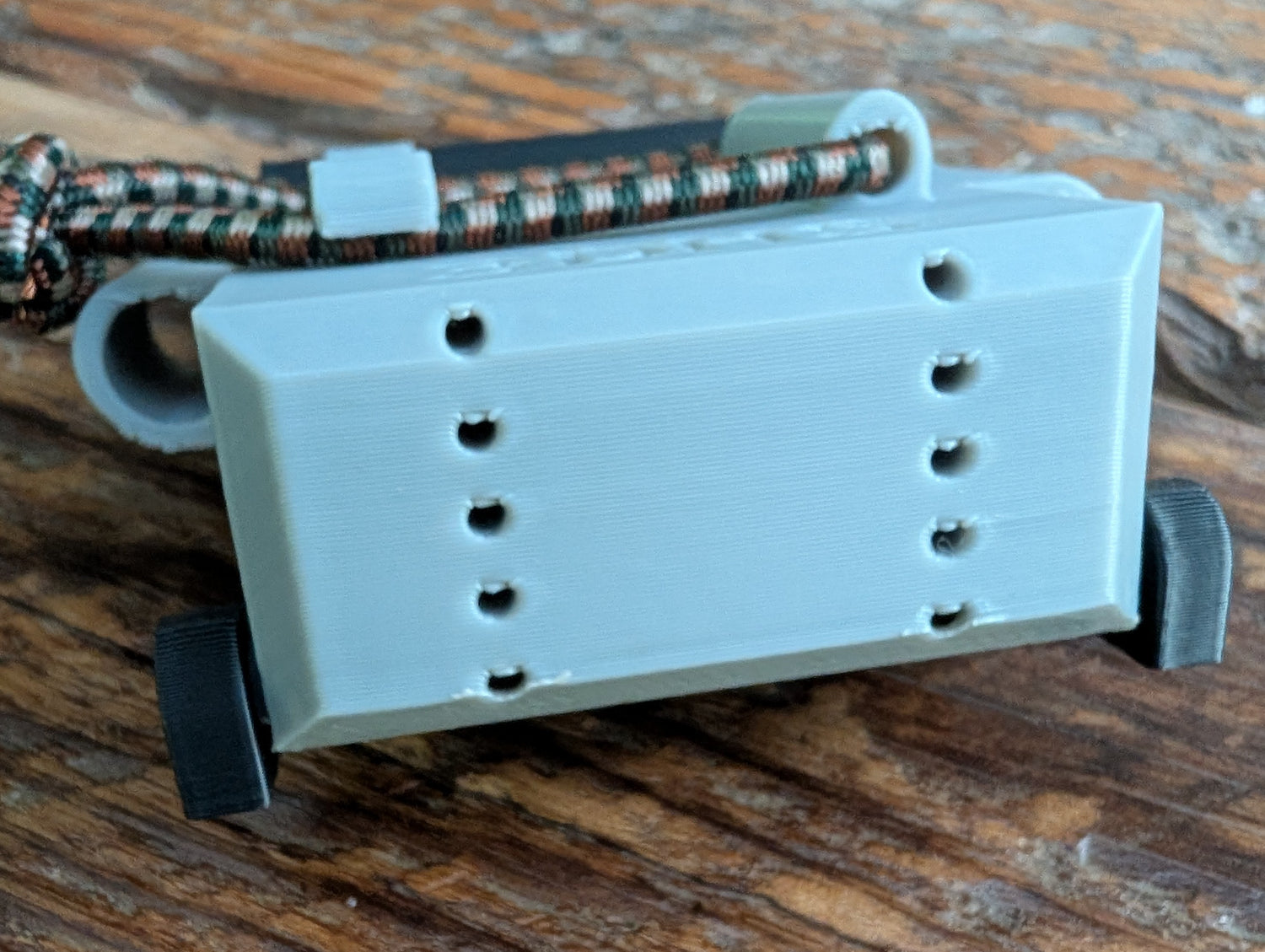 Rut & Strut Mouth Call Caddy for turkey hunting by 3D Hunting Solutions, designed to hold turkey mouth calls securely.