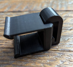Vertical climbing stick Molle caddy for 1-inch square tubing, designed for saddle hunting by 3D Hunting Solutions.
