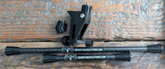3D Hunting Solutions Blindside 360 camera mount attached to a hunting blind for 360-degree wildlife recording.