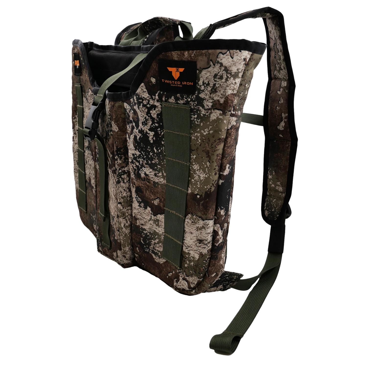 Twisted Iron Hunting Pack Rat DLX 25 pack rat trap with durable metal construction and ergonomic design for effective pest control.