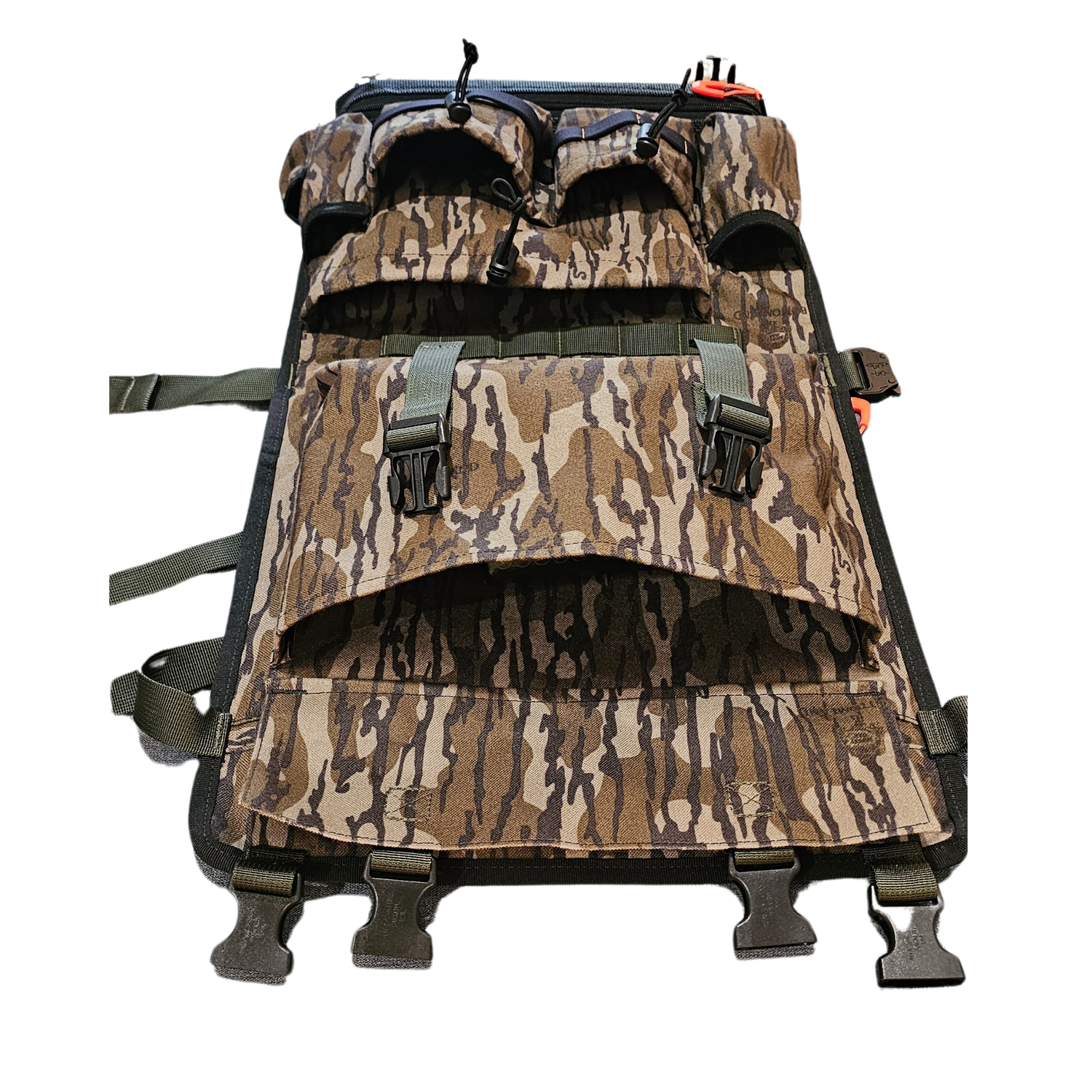Twisted Iron Hunting Tree Hugger bottomland camouflage pattern in regular or mini size for hunting gear.