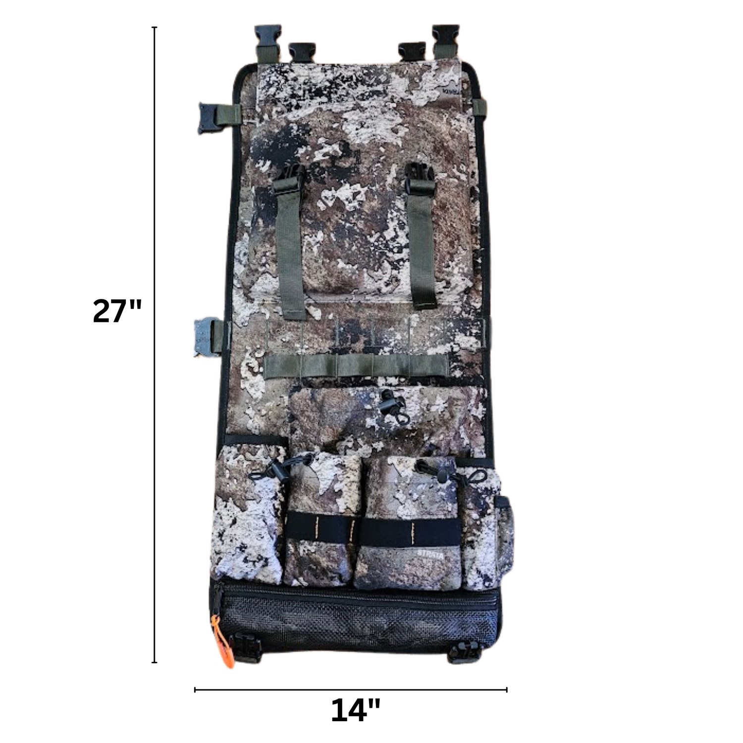Twisted Iron Hunting Tree Hugger in regular or mini size, showing a durable metal tree attachment for hunting blinds and stands.