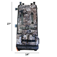Twisted Iron Hunting Tree Hugger in regular or mini size, showing a durable metal tree attachment for hunting blinds and stands.