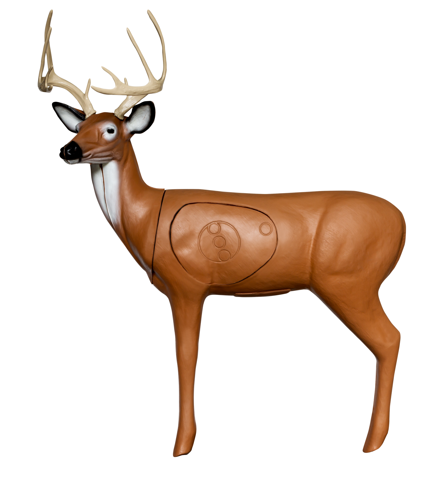 BIGshot Archery Pro Hunter Alert Doe 3D archery target with EZ Pull foam for realistic hunting practice and easy arrow removal.