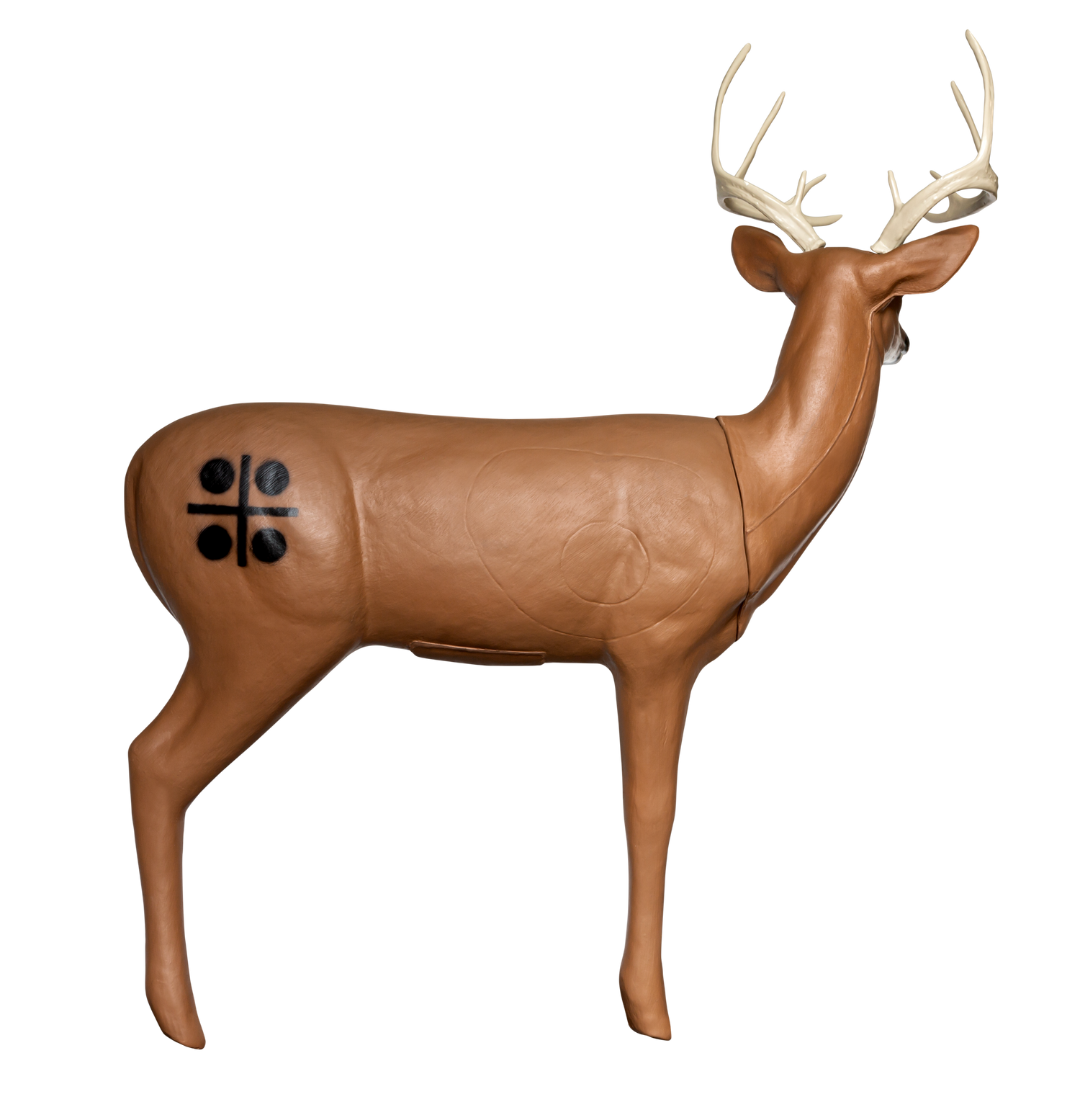 BIGshot Archery Pro Hunter Alert Doe 3D archery target with EZ Pull foam for realistic hunting practice.