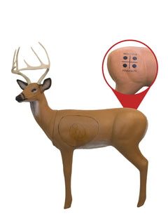 BIGshot Archery Pro Hunter Double Duty Buck 3D archery target with realistic deer design for practice and training.