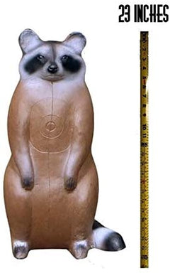 3D archery target featuring a raccoon design by BIGshot Archery, ideal for hunting practice and target shooting.