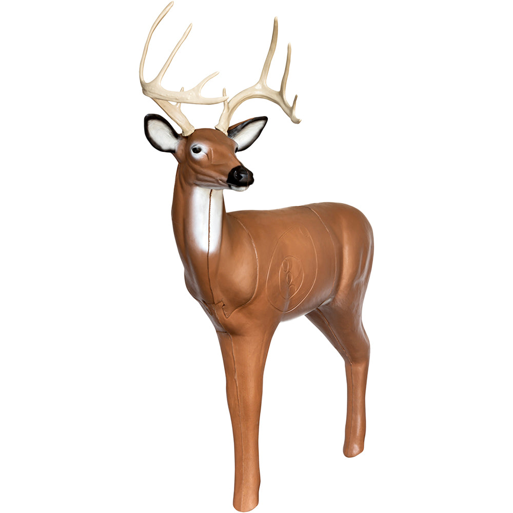 BIGshot Archery Real Wild 3D Medium Series Alert Buck archery target with EZ Pull Foam for realistic hunting practice.