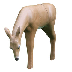 Bigshot Archery Real Wild 3D Medium Series browsing deer archery target with EZ Pull foam, realistic deer design for practice.
