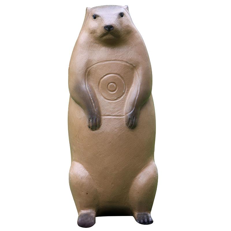 BIGshot Archery Real Wild 3D Standing Groundhog archery target with EZ Pull foam for realistic shooting practice.