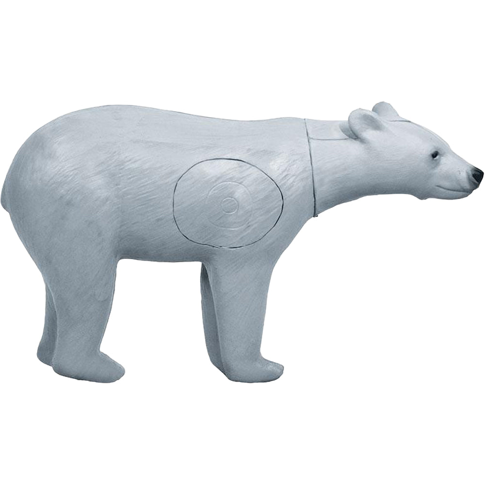 Real Wild 3D Walking Bear White Archery Target with EZ Pull Foam - 3D Hunting Solutions