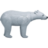 3D walking bear archery target by BIGshot Archery, white foam with EZ Pull feature, designed for shooting practice and target training.